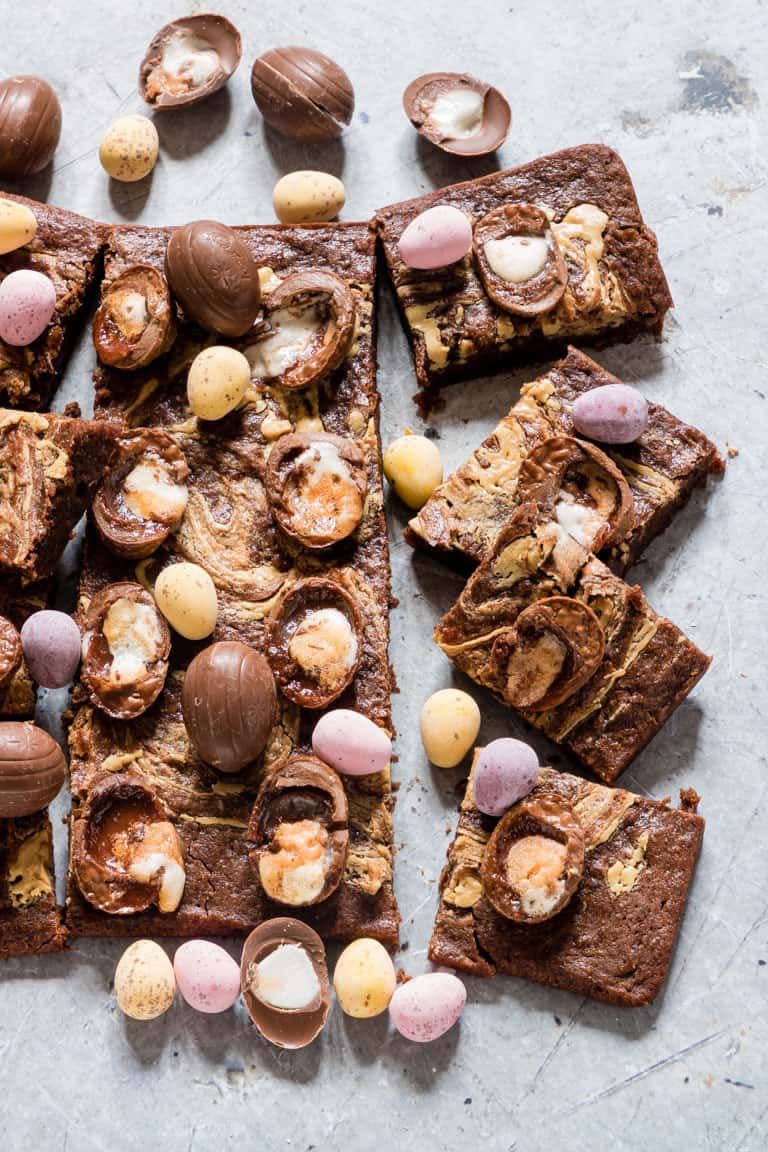 Creme Egg Brownies