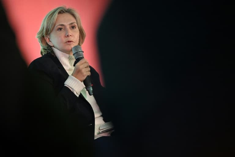 La candidate LR à la présidentielle Valérie Pécresse en meeting à Coeur-de-Causse, près de Cahors, le 19 janvier 2022 - Lionel BONAVENTURE © 2019 AFP