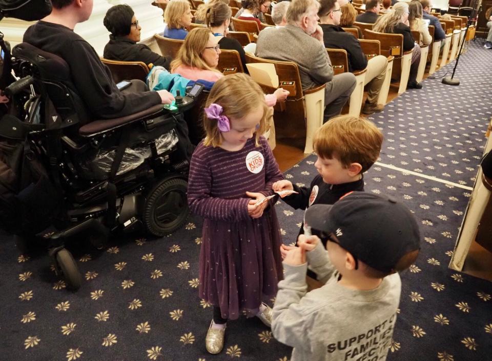 The New Hampshire Senate budget would increase the House’s proposed spending on expanding access to child care in the state. A group of children were among those who attended a Senate Finance Committee public hearing before beginning its work on the budget.