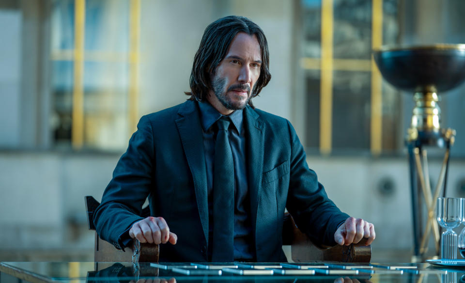 Keanu Reeves as John Wick in John Wick: Chapter 4.