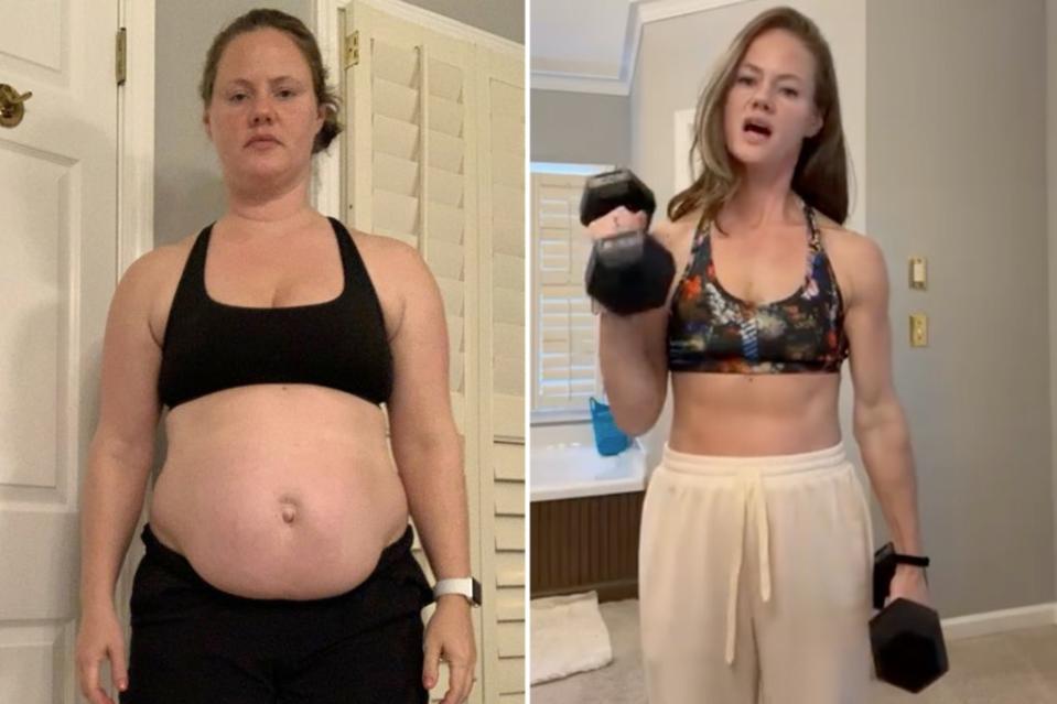 Atlanta-area mom Crystel Saturday says a few easy lifestyle tweaks — such as a 16-hour fast and power walking — helped her drop 85 pounds in nearly nine months. Instagram / committochangewithcrystel
