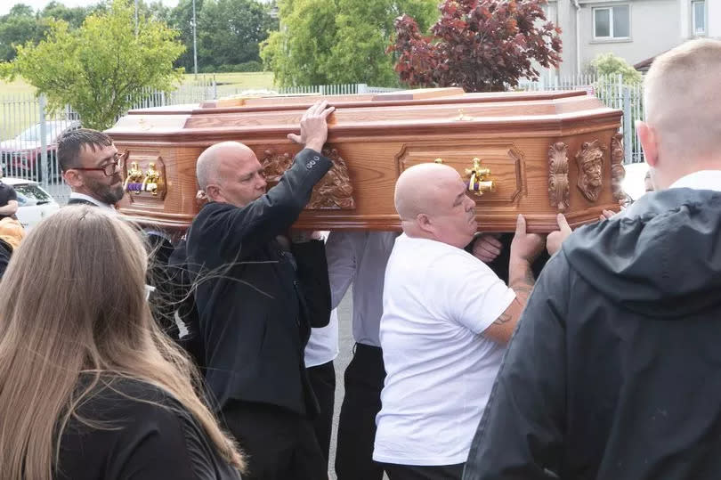 The funeral mass of Nicole Morey took place this Monday