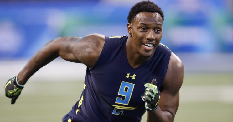 Cowboys rookie Taco Charlton landed an appropriate sponsorship. (Getty)