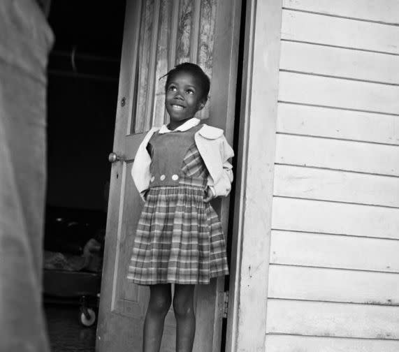 <a href="http://www.biography.com/people/ruby-bridges-475426" target="_blank">Ruby Bridges</a> was six years old when she became the first black child to integrate&nbsp;an all-white school in the South. She was escorted to class by her mother and U.S. marshals due to violent mobs outside of the Louisiana&nbsp;school.&nbsp;<br /><br /><i>Correction: This slide previously misstated that Bridges attended school in Mississippi.</i>