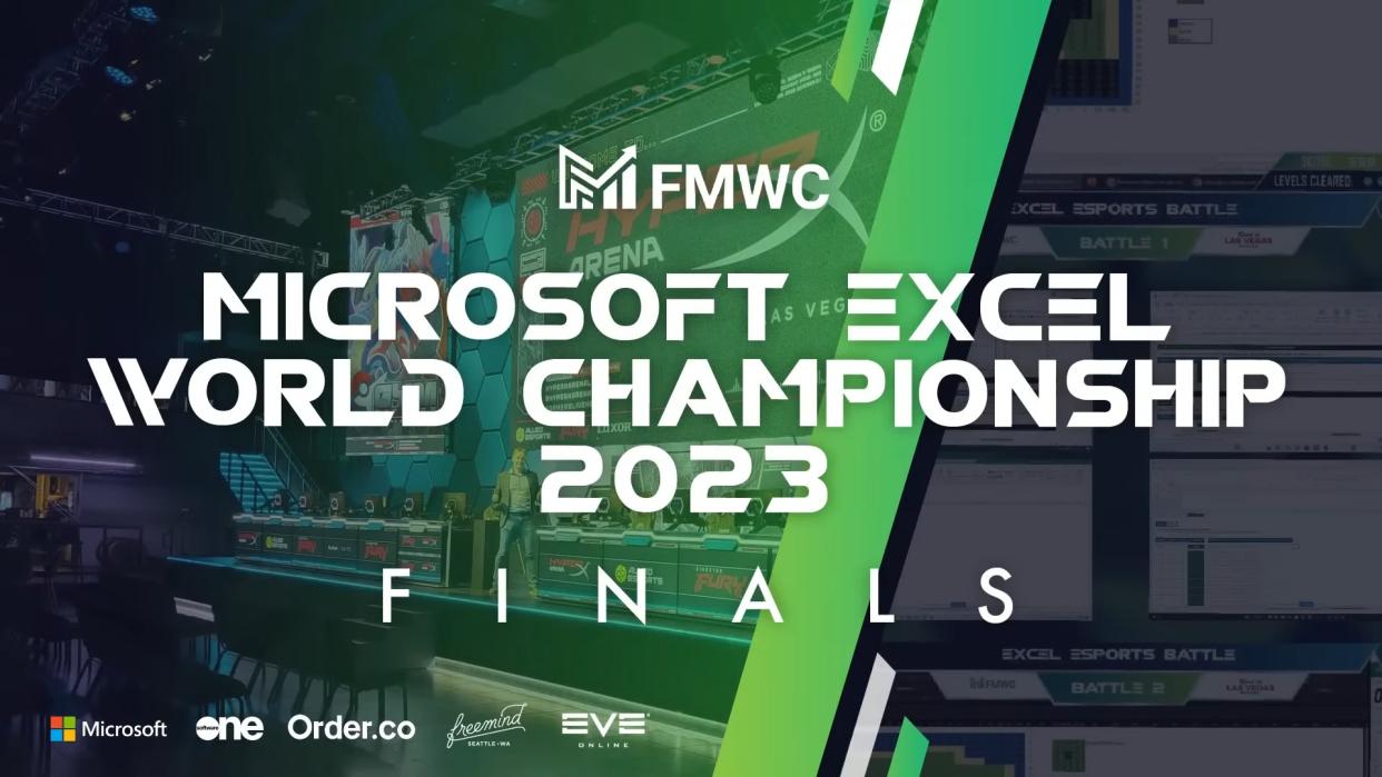  Image of the Microsoft Excel World Championship. 