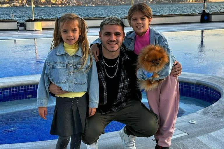 Mauro Icardi compartió una foto de su hija con un nuevo look y está irreconocible