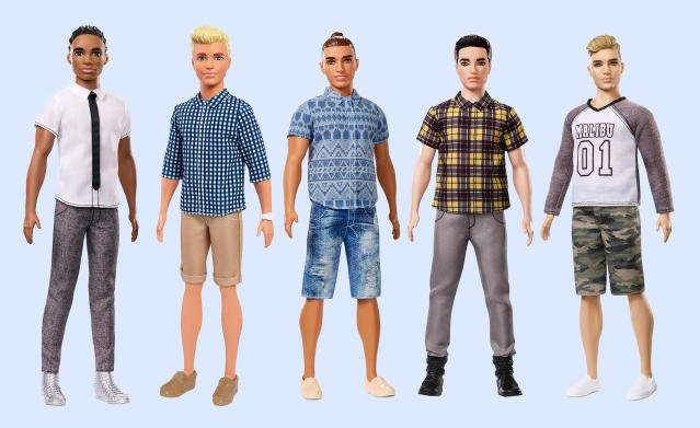 kubus opleiding Vergelden Mattel Introduces a New Line of Diverse Ken Dolls—Man Bun Included