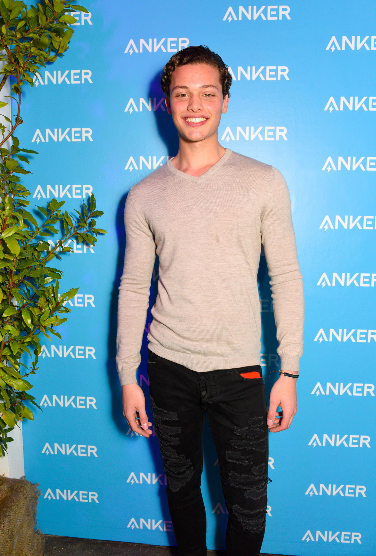 LONDON, ENGLAND - MARCH 24: Bobby Brazier is seen at the Anker Recharge indoor festival of tech, music and entertainment at Protein Studios on March 24, 2022 in London, England. (Photo by David M. Benett/Dave Benett/Getty Images for Anker)