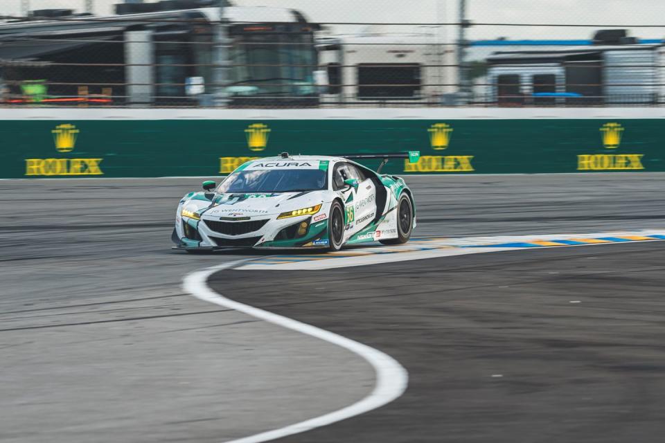 acura nsx gt3 evo22 at daytona international speedway