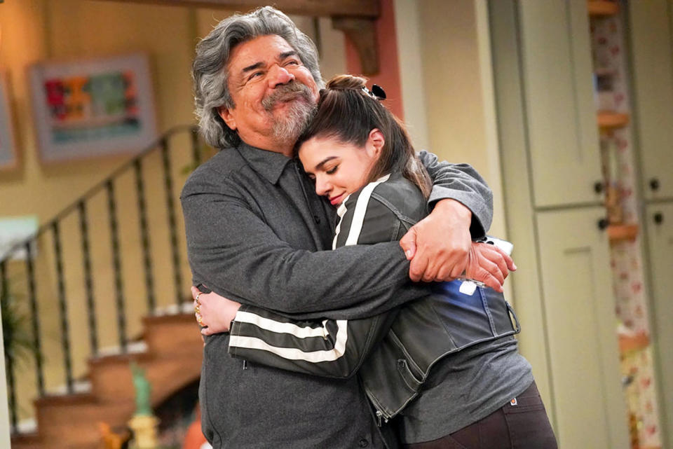 George Lopez as George and Mayan Lopez as Mayan in season 2 of 