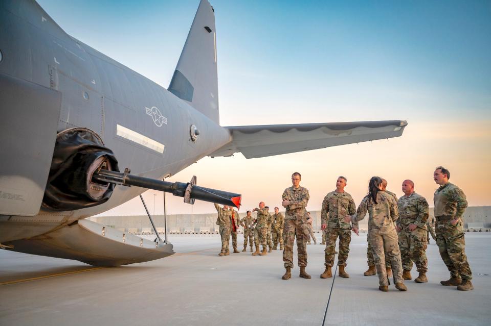 AC-130J Ghostrider gunship 105 cannon