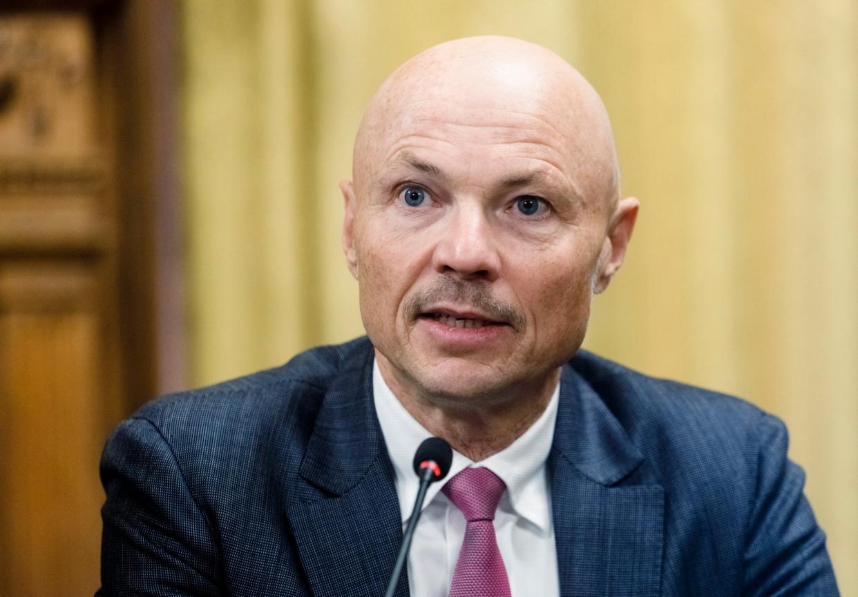 Philipp Nimmermann, aktuell Staatssekretär im hessischen Wirtschaftsministerium, soll laut einem Medienbericht ins Ressort von Klima- und Wirtschaftsminister Robert Habeck (Grüne) nach Berlin wechseln.  - Copyright: picture alliance/dpa/Markus Scholz