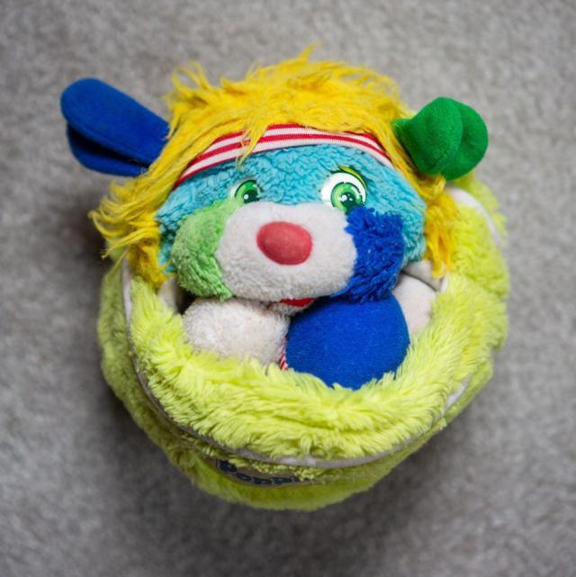 Peluche Popples Baseball année 1986 MATTEL