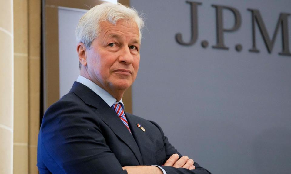 <span>JP Morgan’s Jamie Dimon covered everything from politics and artificial intelligence to interest rates in his letter to investors.</span><span>Photograph: Reuters</span>