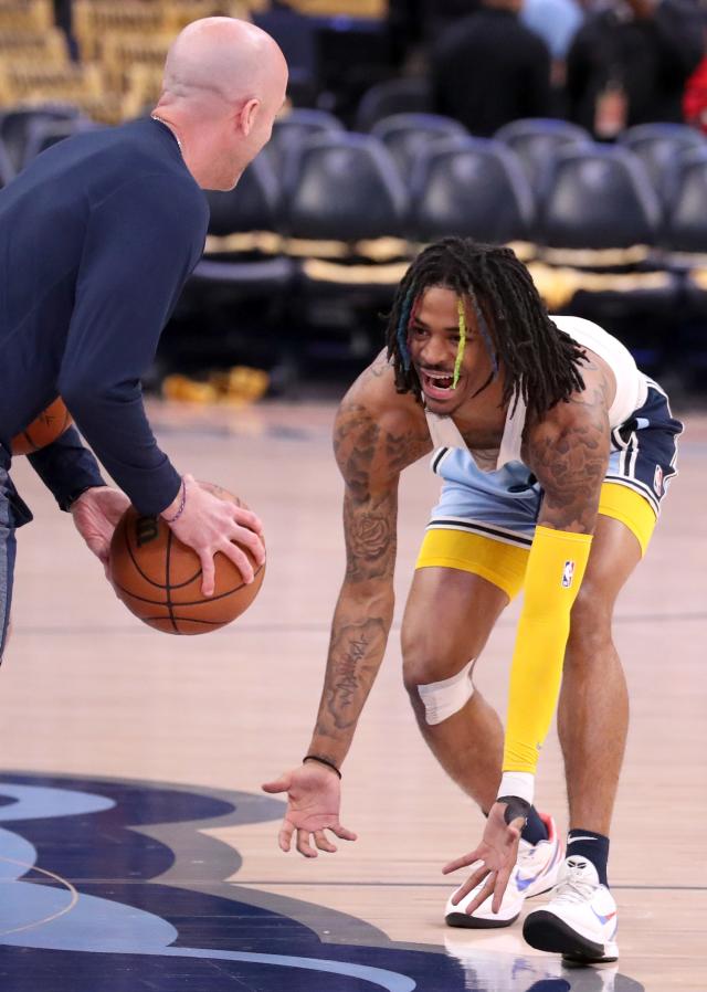 Ja Morant Outfit from April 2, 2022, WHAT'S ON THE STAR?