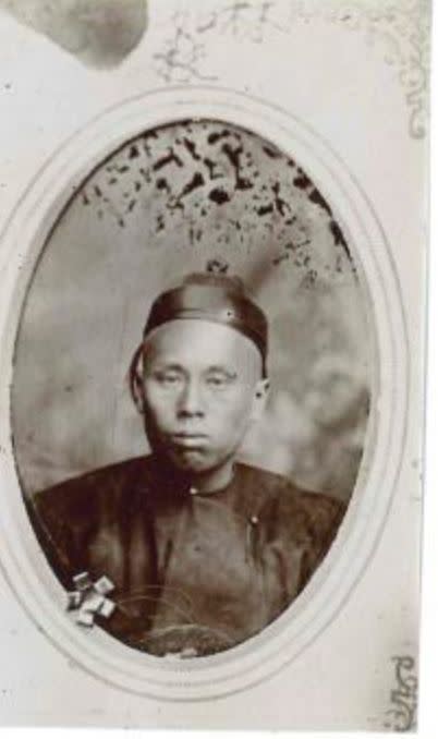 The author's great-great-uncle, Ock Jit, in 1894. (Photo: Courtesy of Cynthia Lim)