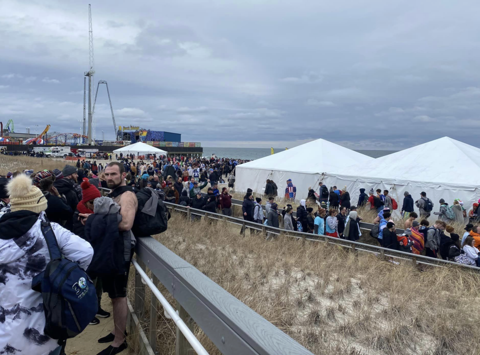 'It was brutal' 7,500 take the Polar Bear Plunge in Seaside Heights, raise record amount