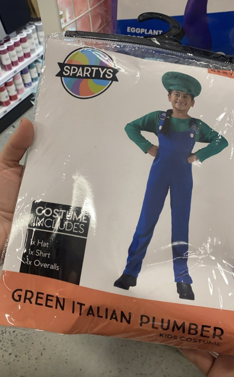 off brand luigi costume