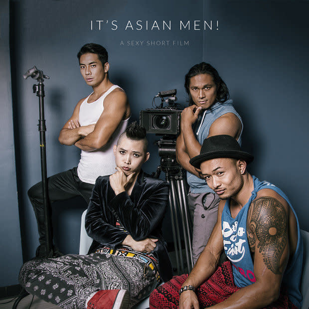 Behold, the cast of&nbsp;"It's Asian Men: A Sexy Short Film". (Photo: Its Asian Men)