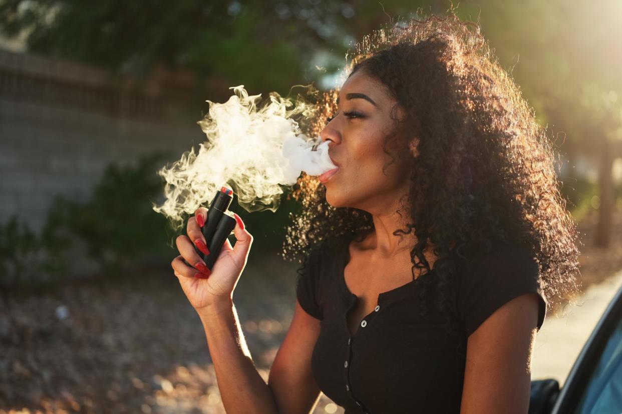 Both the NHS and Public Health England (PHE) support the use of vaping over smoking: istock