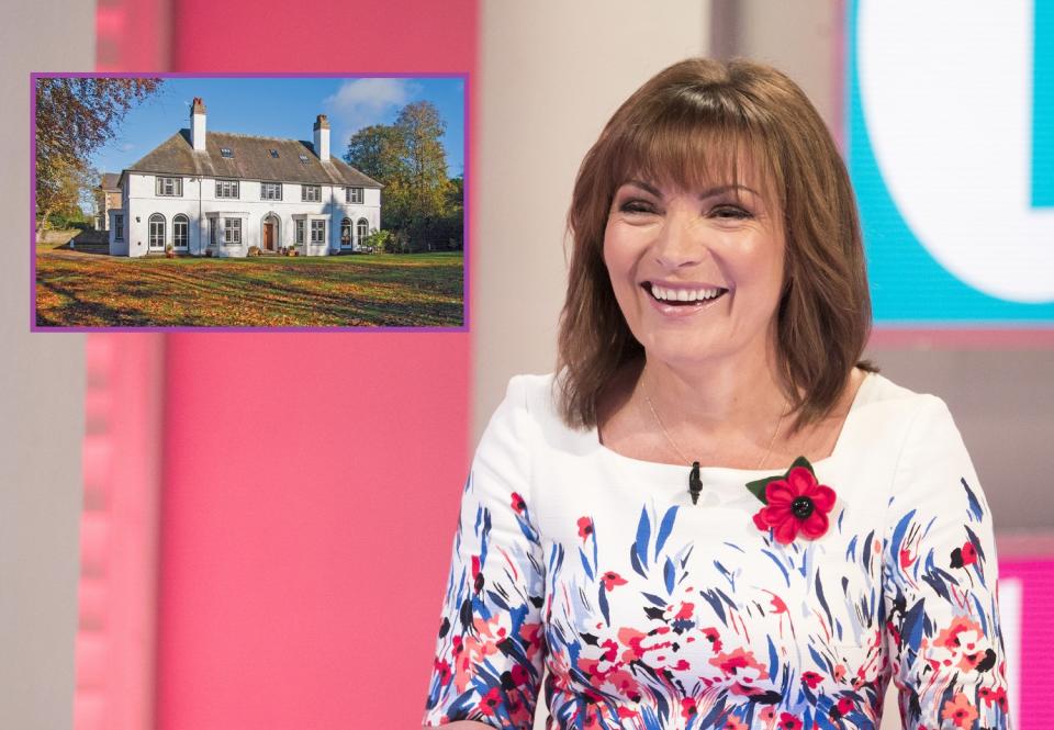 Lorraine is selling her Dundee home. Copyright: [Rex/ Savills]