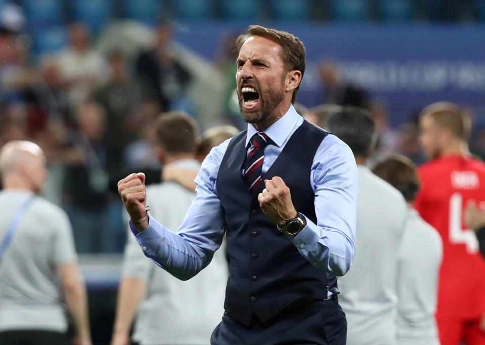 A lions’ roar: Manager Gareth Southgate says England’s young players were mature