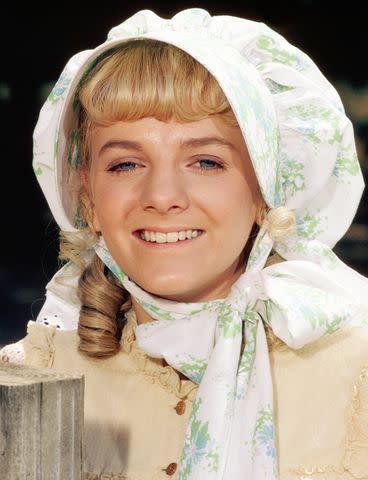 <p>NBCU Photo Bank/NBCUniversal via Getty</p> Alison Arngrim as Nellie Oleson in 'Little House on the Prairie' during season 6.