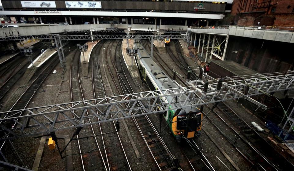 Birmingham’s New St Station (David Jones/PA) (PA Archive)