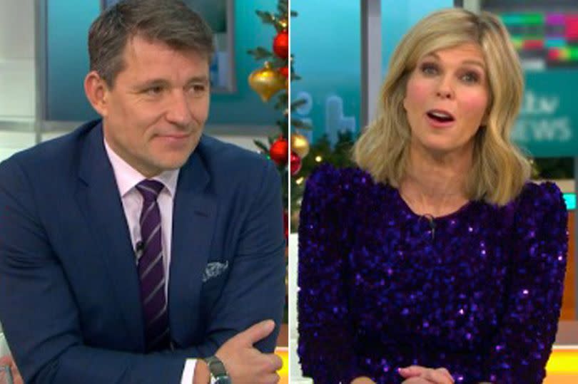 Kate Garraway and Ben Shephard had previously worked together for twenty years before the presenter quit Good Morning Britain earlier this year -Credit:ITV