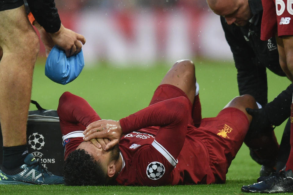 Sorti sur blessure, l’Anglais de 24 ans pourrait avoir disputé son dernier match de la saison. (Crédit AFP)