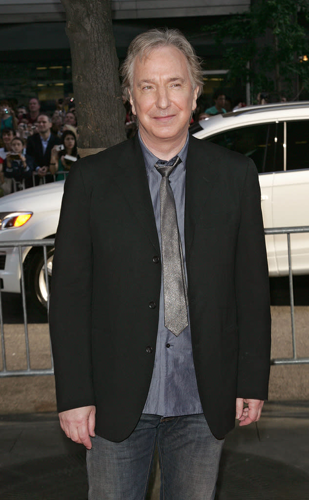 Harry Potter and the Half Blood Prince NY Premiere 2009 Alan Rickman