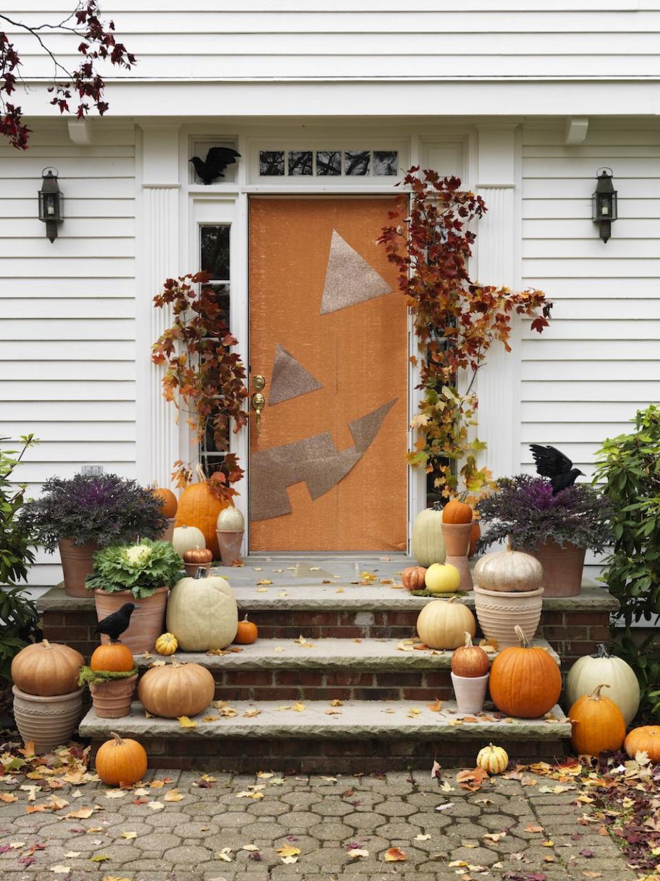 Jack-O'-Lantern Door