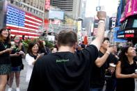 FILE PHOTO: Robinhood Markets Inc's IPO on the Nasdaq