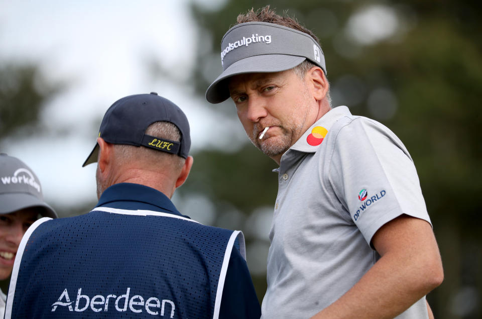 Ian Poulter, who once had a guy fired for heckling him, called security on a mundane heckler at the St. Jude Invitational. (Getty)