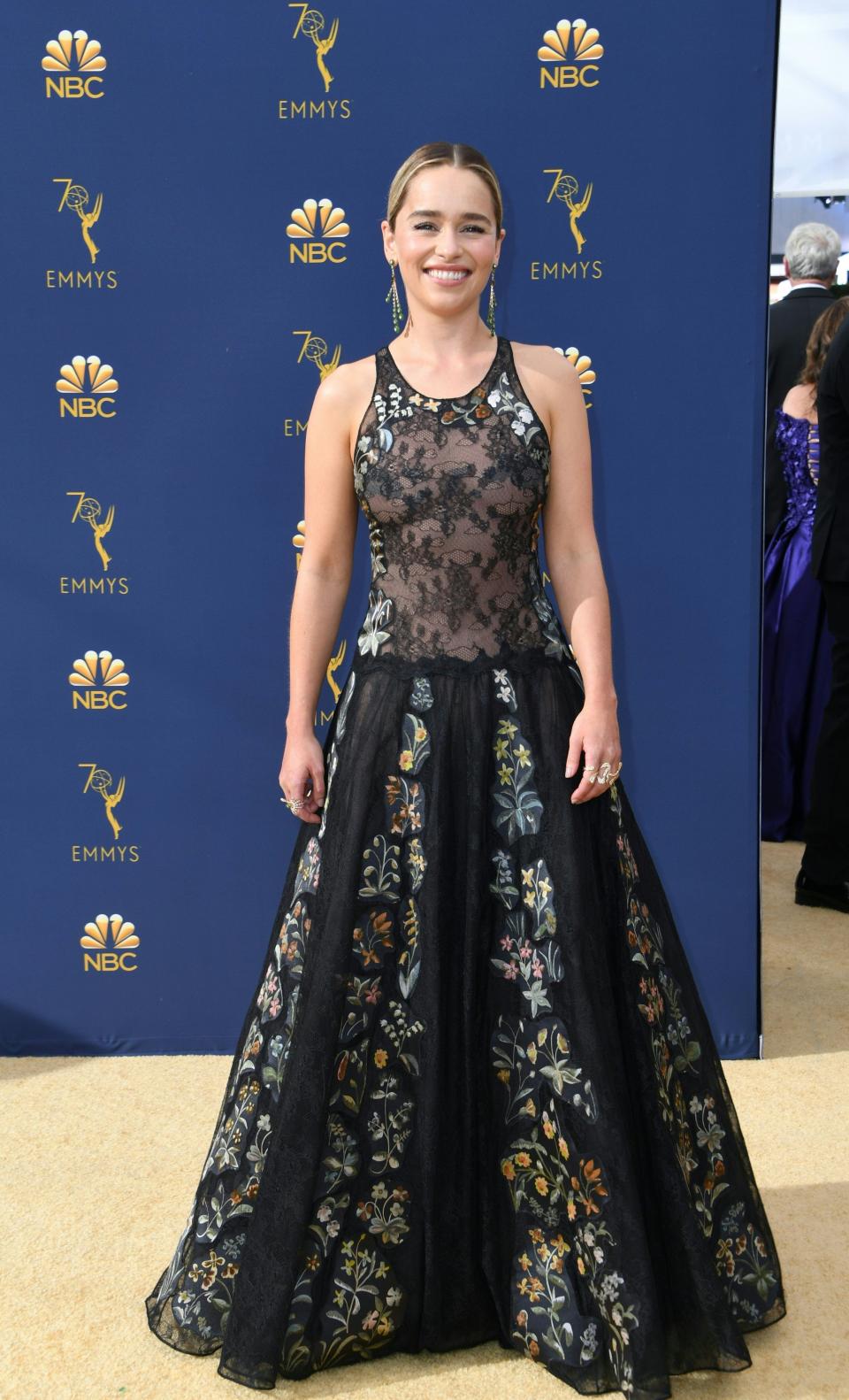 <p>The A-listers of television showed TF up on the Emmys red carpet on Monday night in super sheer and plunging styles. Scroll on to see the nakedest looks of the night!</p>