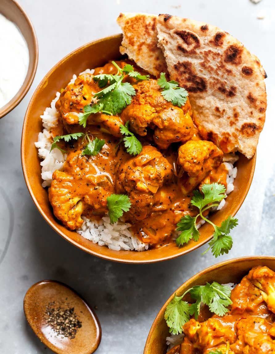 « Butter chicken » végétarien au chou-fleur