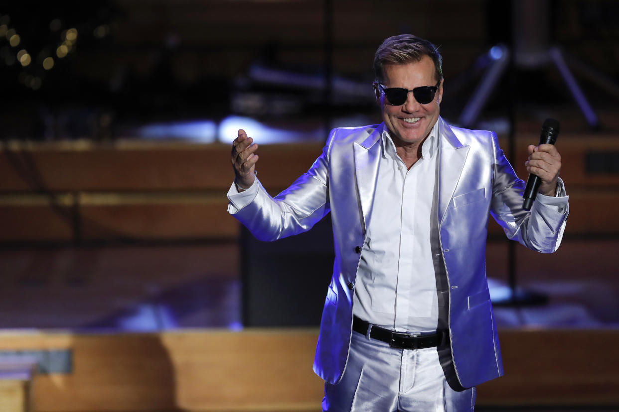 HAMBURG, GERMANY - DECEMBER 09: Dieter Bohlen during the Facebook Christmas Concert on December 9, 2019 in Hamburg, Germany. (Photo by Franziska Krug/Getty Images for Facebook)