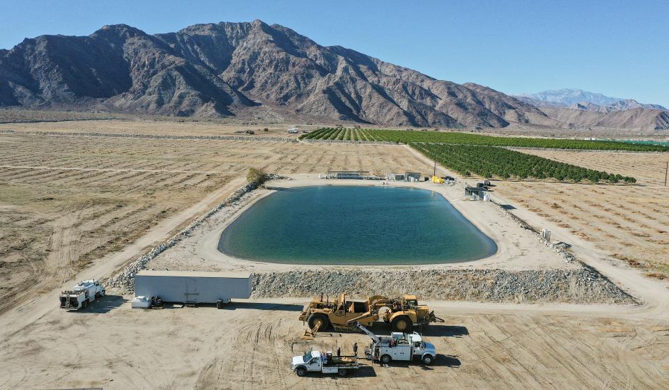 Construction of a new golf course has begun near 70th Avenue and Lemon Blossom Lane in Thermal, December 17, 2021.