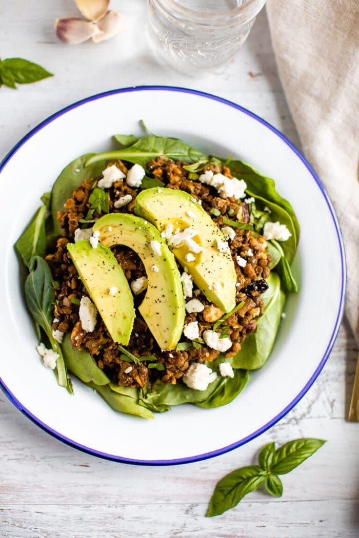 24) Mediterranean Lentil Salad