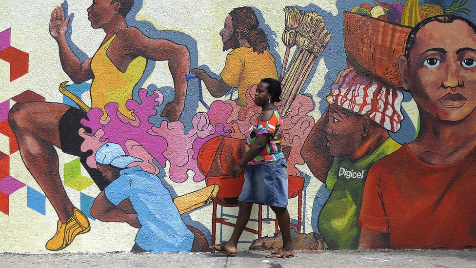 Mural in Jamaica