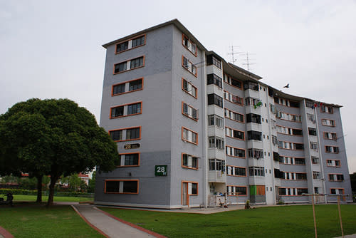 Old-styled HDB flats