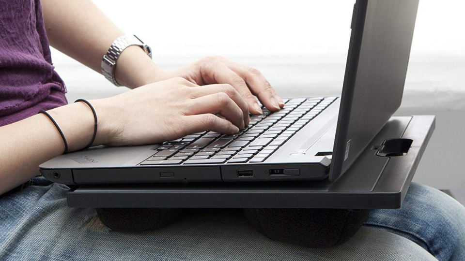 Lap desks are perfect for working from your bed or couch.