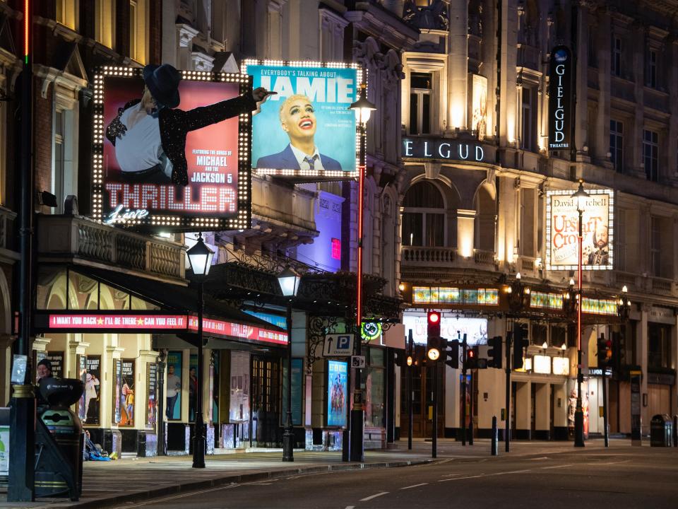 London’s West End will open once again next weekPA