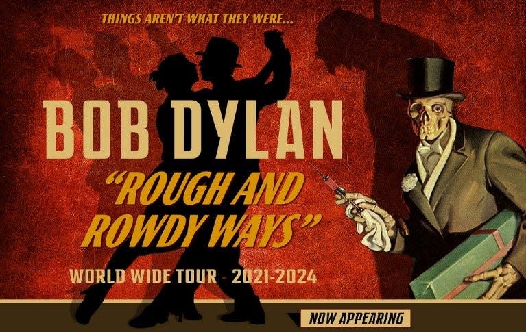 Bob Dylan will bring his "Rough and Rowdy Ways" Tour to Akron in October.
