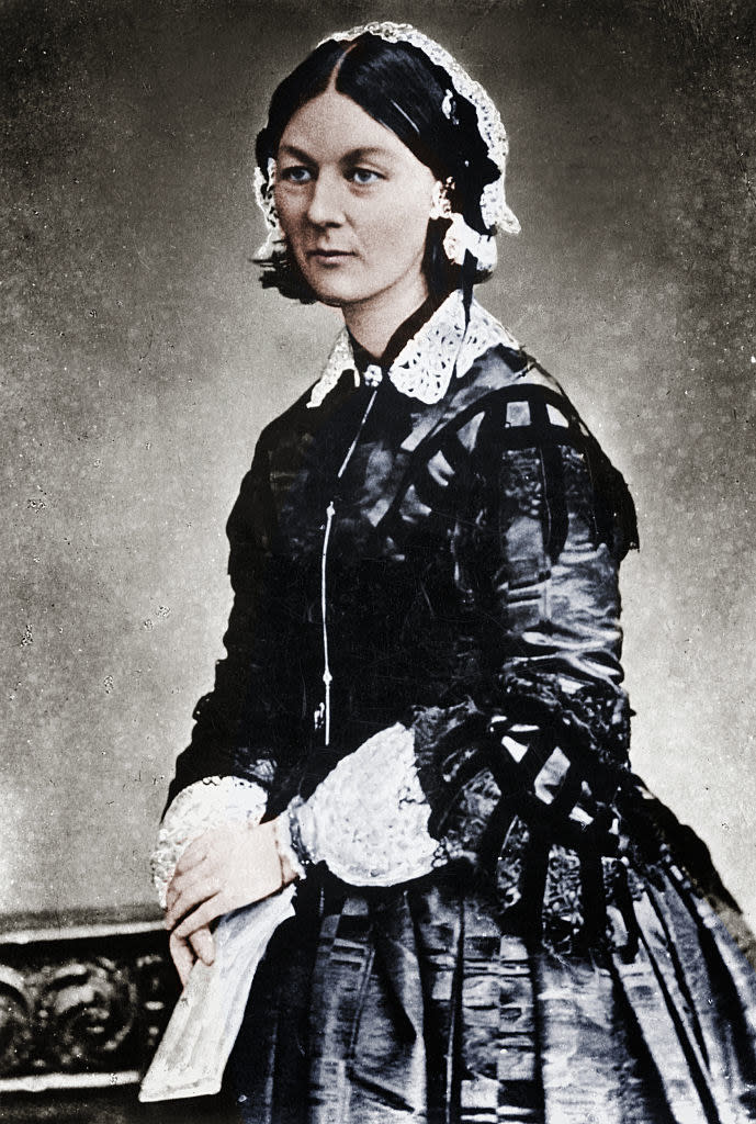 A portrait of Florence Nightingale