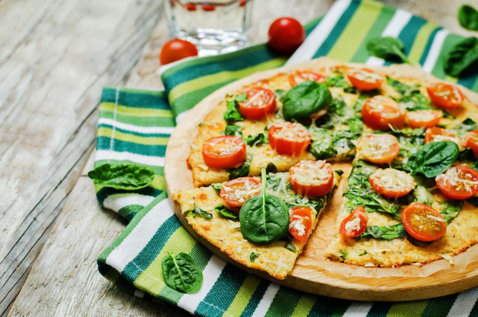 Pizza de quinoa pizzas con bases vegetales6