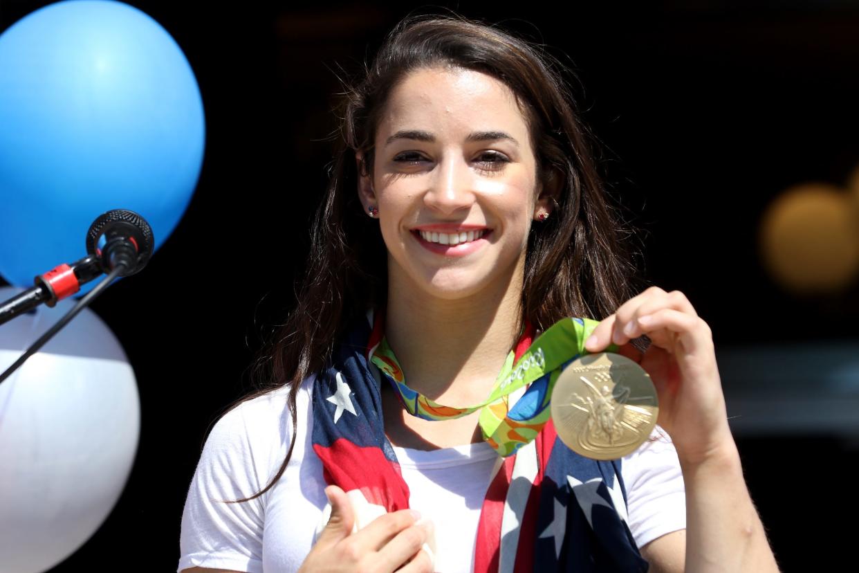 Olympic gold medalist Aly Raisman spoke out against sexual abuse suffered at the hands of USA Gymnastics team doctor Larry Nassar.