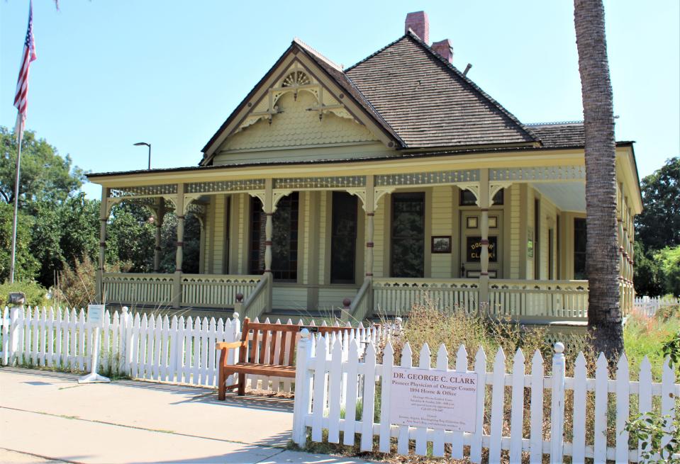 Dr. Clark's home and office, 1894 at the Fullerton Arboretum