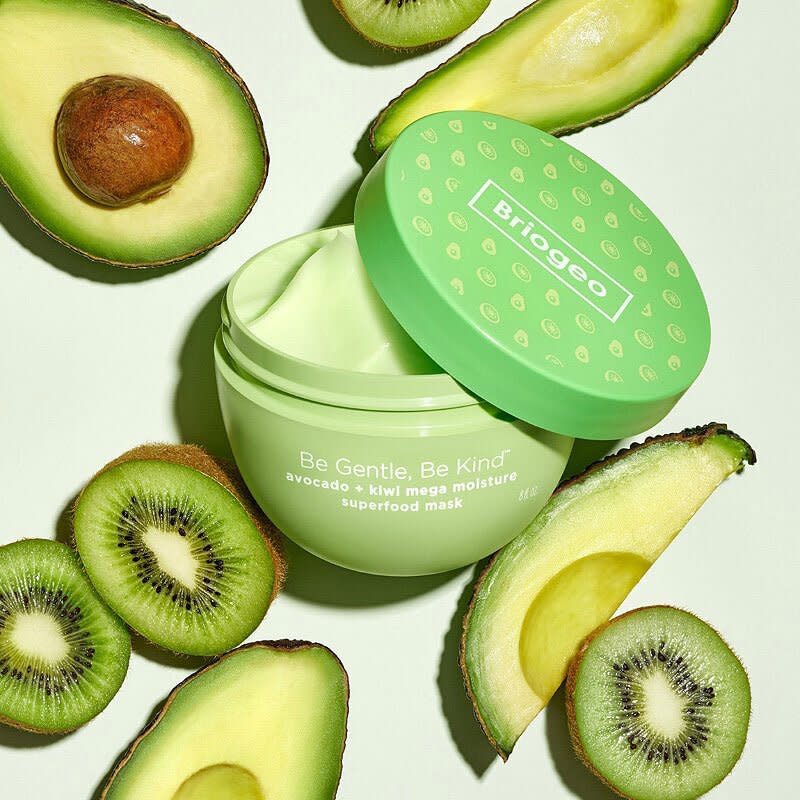 BrioGeo Be Gentle, Be Kind Avocado + Kiwi Mega Moisture Superfood Hair Mask