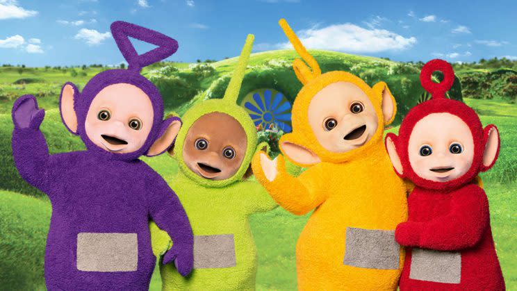The Teletubbies are actually 10-feet tall and people can't cope